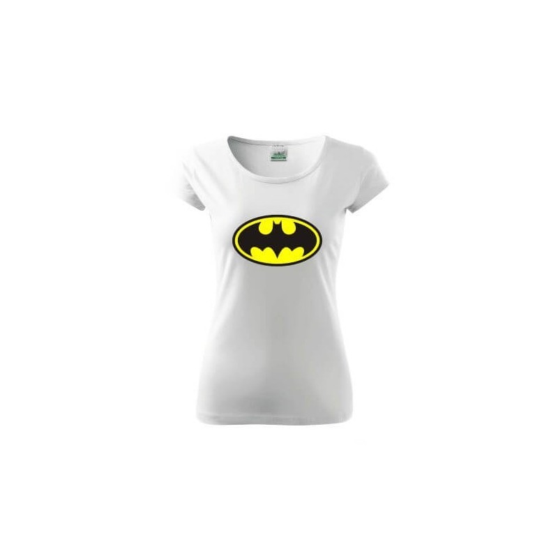 Dámske tričko Batman biele